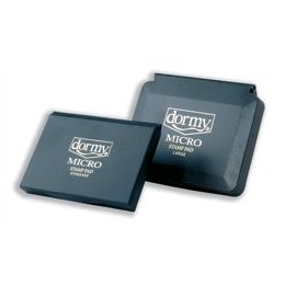 Dormy Micro Stamp Pad 110x70mm Black [Pack 10]