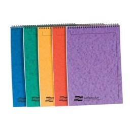 Europa Notemaker Pad Headbound Ruled 80gsm 120 Pages A4 Assorted A Ref 4870Z [Pack 10]