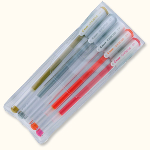 Pilot Choose Gel Rollerball Pen 0.7 Tip 0.35mm Line Assorted Ref 3300500 [Wallet 7]