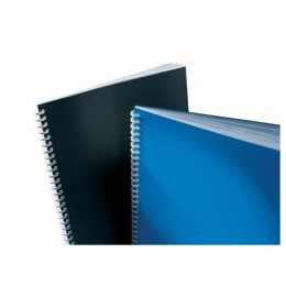GBC PolyCovers Opaque Binding Covers Polypropylene 300 micron A4 Blue Ref IB386800 [Pack 100]