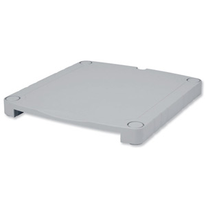 Compucessory Monitor Screen Riser 34mm Storage Stackable W307xD337xH34mm Grey Ref CCS25300