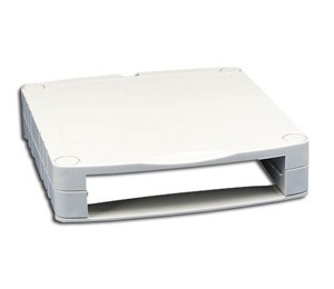 Compucessory Monitor Screen Riser 34-100mm Storage Stackable W307xD337xH100mm Grey Ref CCS252304