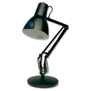 Helix Classic Glossy Desk Lamp 60W Black Ref VL1010