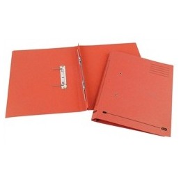 Elba Spirosort Transfer Spring File Recycled 315gsm 35mm Foolscap Red Ref 100090288 [Pack 25]