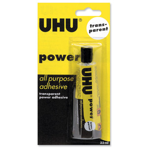 UHU Power Glue Multipurpose 33ml Blister Pack Ref 43911