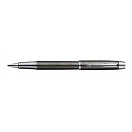 Parker Premium IM Fountain Pen Chiselled Gunmetal Lacquer and Chrome Trim Ref S0908680
