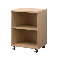 Trexus Mobile Printer Storage Stand with 2 Adjustable Shelves W530xD400xH720mm Oak