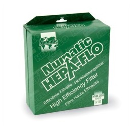Numatic Replacement Bags Hepa-Flo for Vacuum Cleaners Charles and George Ref NVM2BH [Pack 10]
