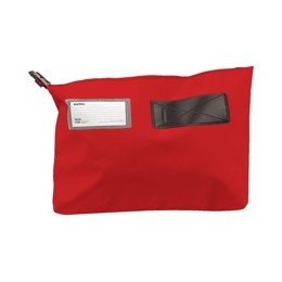 Versapak Mailing Pouch Gusseted Bulk Volume Sealable with Window PVC 510x406x75mm Red Ref CG6 RDS