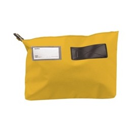 Versapak Mailing Pouch Gusseted Bulk Volume Sealable with Window PVC 510x406x75mm Yellow Ref CG6 YWS