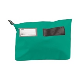 Versapak Mailing Pouch Gusseted Bulk Volume Sealable with Window PVC 510x406x75mm Green Ref CG6 GRS