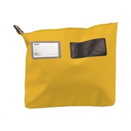 Versapak Mailing Pouch Gusseted Bulk Volume Sealable with Window PVC 380x340x75mm Yellow Ref CG2 YWS