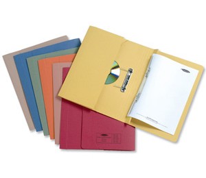 Concord Probate Transfer Pocket Files 450gsm Capacity 60mm Foolscap Red Ref 27708 [Pack 25]