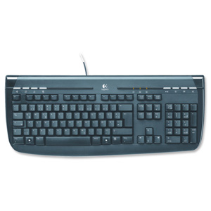 Logitech Internet 350 Keyboard USB Black