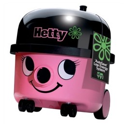 Numatic Hetty Vacuum Cleaner 1200W 9 Litre 6.6kg W340xD340xH370mm Pink Ref HET200