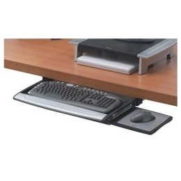 Office Suites Deluxe Keybrd Drw Black/Silver
