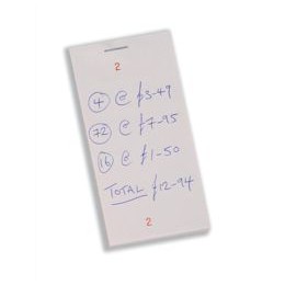 Restaurant Pad 2.5x5 1part PAD 12 [Pack 50]