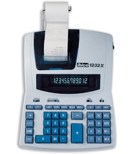 Ibico Calculator Printing 1232X Heavy-duty 12 Digit LED Display Currency Tax Cost Totals Ref IB410116