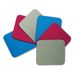 Fellowes Economy Mousepad Rubber Sponge backing and Non-slip Base Red Ref 29701