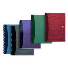 Oxford Office Notebook Wirebound Soft Cover A4 Assorted Ref 100103461 [Pack 5]