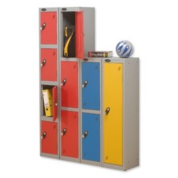 Trexus 2 Door Locker Hasp and Staple Lock ACTIVECOAT W305xD305xH1220mm Silver Blue Ref 806413