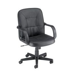 Trexus Rutland Managers Armchair Basic Back H520mm W480xD460xH440-560mm Leather Ref 10312-02F