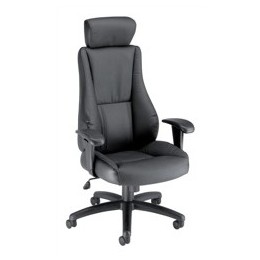 Trexus Hampshire Plus Managers Armchair Headrest Back H660mm W520xD510xH470-550mm Leather Ref 10472-01