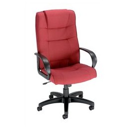 Trexus Intro Managers Armchair Back H720mm W530xD510xH470-570mm Claret Ref 10568-01