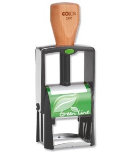 Colop 2300 Green Line Custom Metal Stamp Self-Inking Text Imprint 45x30mm Ref 2371362004