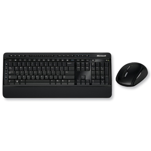 Microsoft Wireless Laser Desktop 3000 Keyboard Programmable BlueTrack Scroll-wheel Mouse Ref MFC-00007