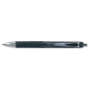 Pentel Hyper G Gel Pen Soft Grip Fade Proof Acid Free Tip 0.7mm Line 0.35mm Black Ref KL257-A [Pack 12]
