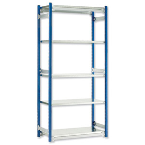 Trexus Plus Top-Rax Heavy Duty Shelving System Extra Depth Starter Bay W870x440x2000mm