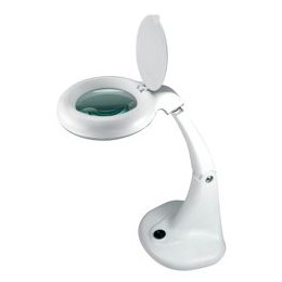 Unilux Mini-Zoom Magnifying Lamp Articulated 3-12 Diopters Arm L300mm Shade Diam155mm Ref 260E10UK