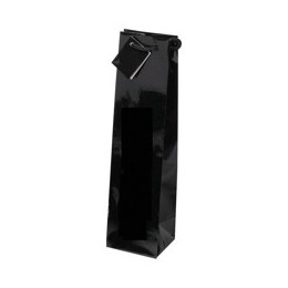 Smartbox Bottle Bag Strong Rope Handle Black Gloss Ref 05009011 [Pack 20]