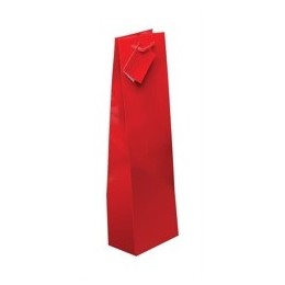 Smartbox Bottle Bag Strong Rope Handle Red Gloss Ref 05009012 [Pack 20]