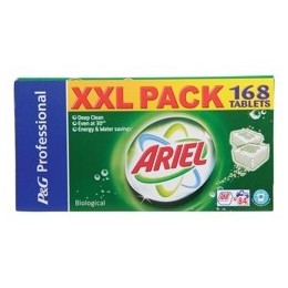 Ariel Biological Washing Tablets for Laundry 2 per Load Ref VPGAT [Pack 168]