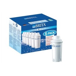 Brita Classic Refill Cartridge for Water Filter Ref 100406 [Pack 6]