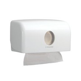 Aqua Folded Hand Towel Dispenser C Fold White Ref 6974
