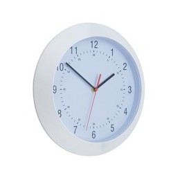 Alba Easytime Wall Clock Quartz with Plastic Lens and Case Diameter 320mm White Ref HORMUR BC