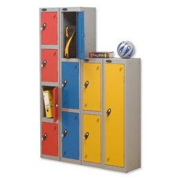 Trexus 3 Door Locker Hasp and Staple Lock ACTIVECOAT W305xD305xH1780mm Silver Blue Ref 862401