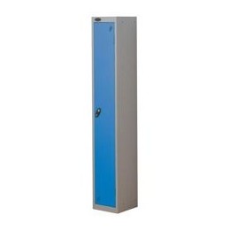 Trexus Plus 1 Door Locker Nest of 1 ACTIVECOAT W305xD305xH1780mm Silver Blue Ref 862671