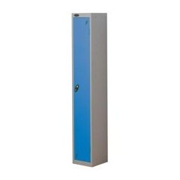 Trexus Plus 1 Door Locker Nest of 1 Extra Depth ACTIVECOAT W305xD460xH1780mm Silver Blue Ref 862736