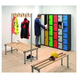 Trexus Plus 1 Door Locker Nest of 1 ACTIVECOAT W305xD305xH1780mm Black Silver Ref 862948