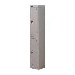 Trexus Plus 2 Door Locker Nest of 1 Extra Depth ACTIVECOAT W305xD460xH1780mm Silver Ref 863244