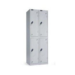 Trexus Plus 2 Door Locker Nest of 2 Extra Depth ACTIVECOAT W305xD460xH1780mm Silver Ref 863367
