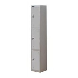 Trexus Plus 3 Door Locker Nest of 1 ACTIVECOAT W305xD305xH1780mm Silver Ref 863676