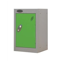 Trexus Plus Nesting Quarto Locker Extra Depth ACTIVECOAT 305x460x480mm Silver Green Ref 865684