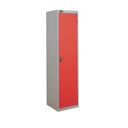 Trexus Clean Dirty Locker W460xD460xH1780 Silver Red