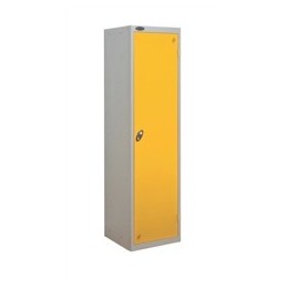 Trexus Uniform Locker W460xD460xH1780 Silver Yellow