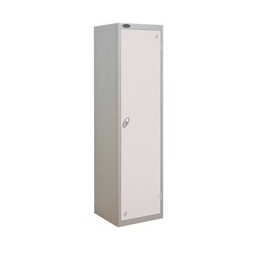 Trexus Uniform Locker W460xD460xH1780 Silver White